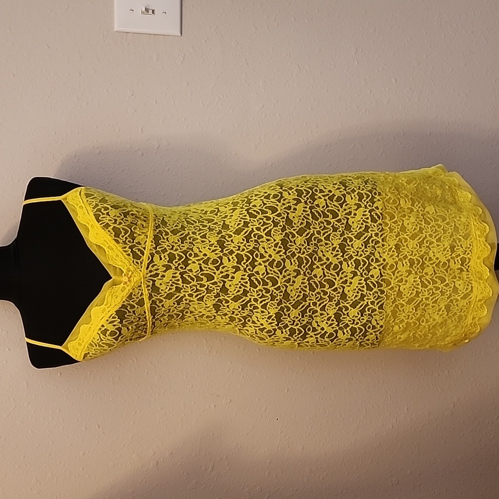 Victoria's Secret Yellow Sexy Lingerie  Size M